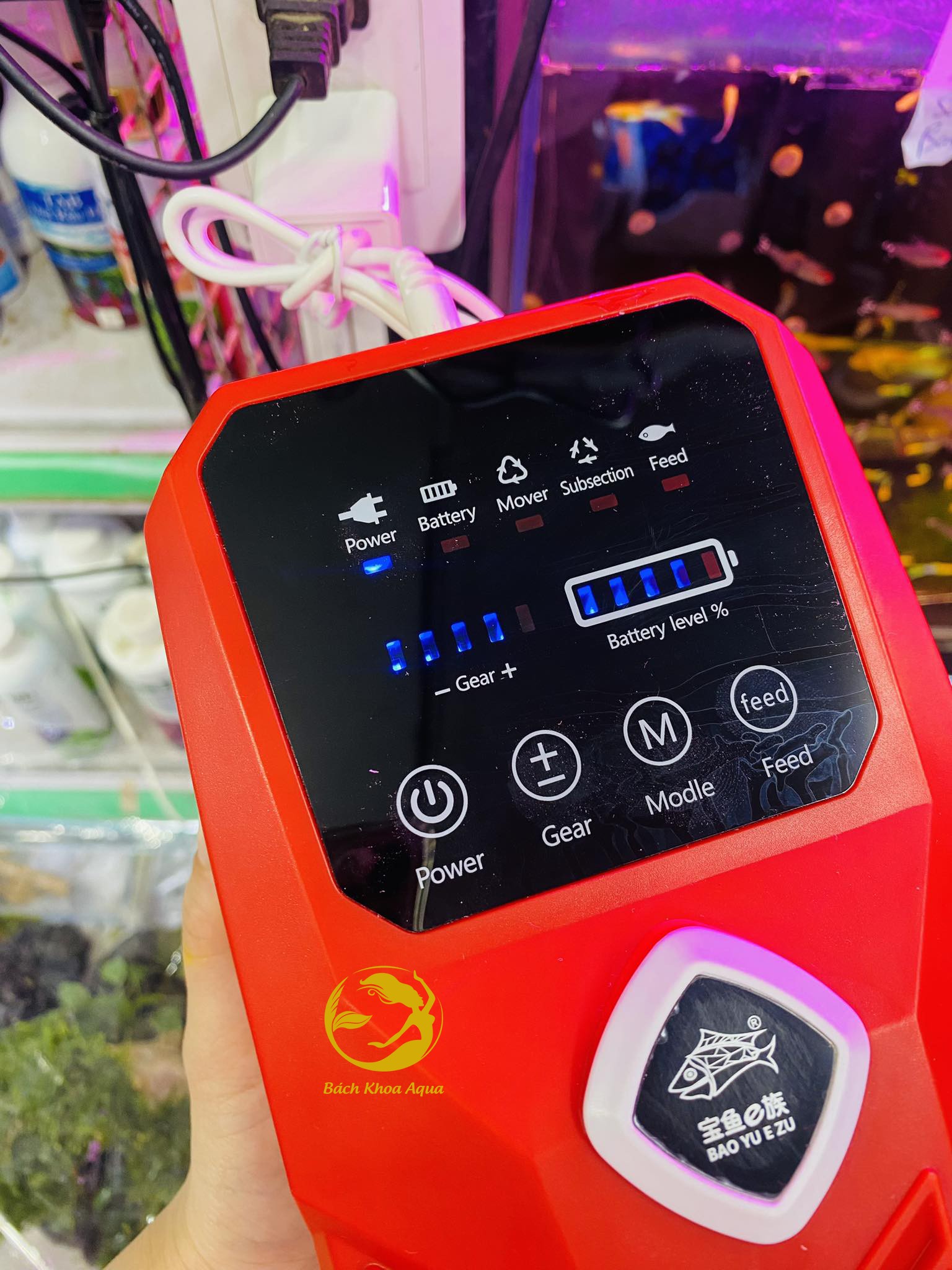 Máy sủi tích điện Baoyu BY-A3 (năng lượng mặt trời) và BY-A5 / BY-A6 tích điện cho bể cá